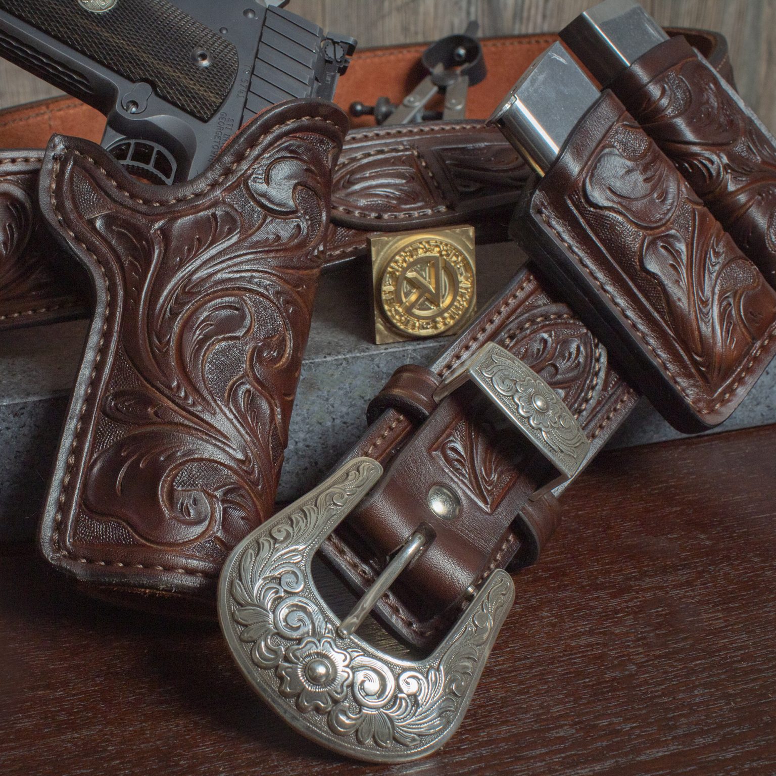 Custom Deputy Marshal - Model 1945C - Kirkpatrick Leather Holsters