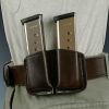 Kirkpatrick Leather Short double mag carrier in brown