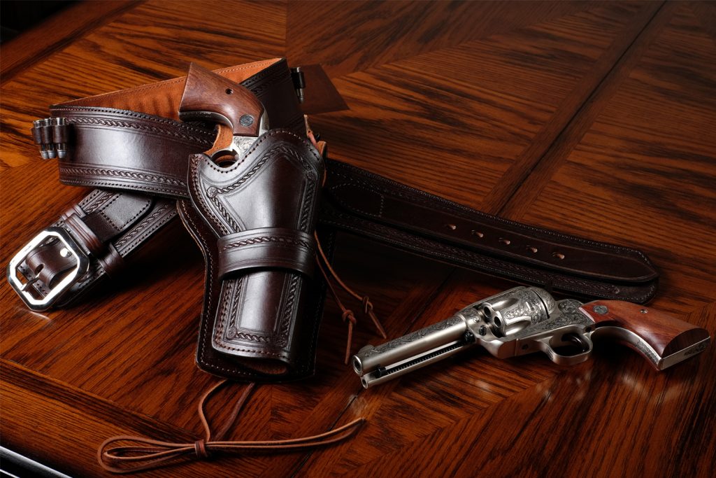 Kirkpatrick Leather Fort Laramie Roper western holster for the colt revolver