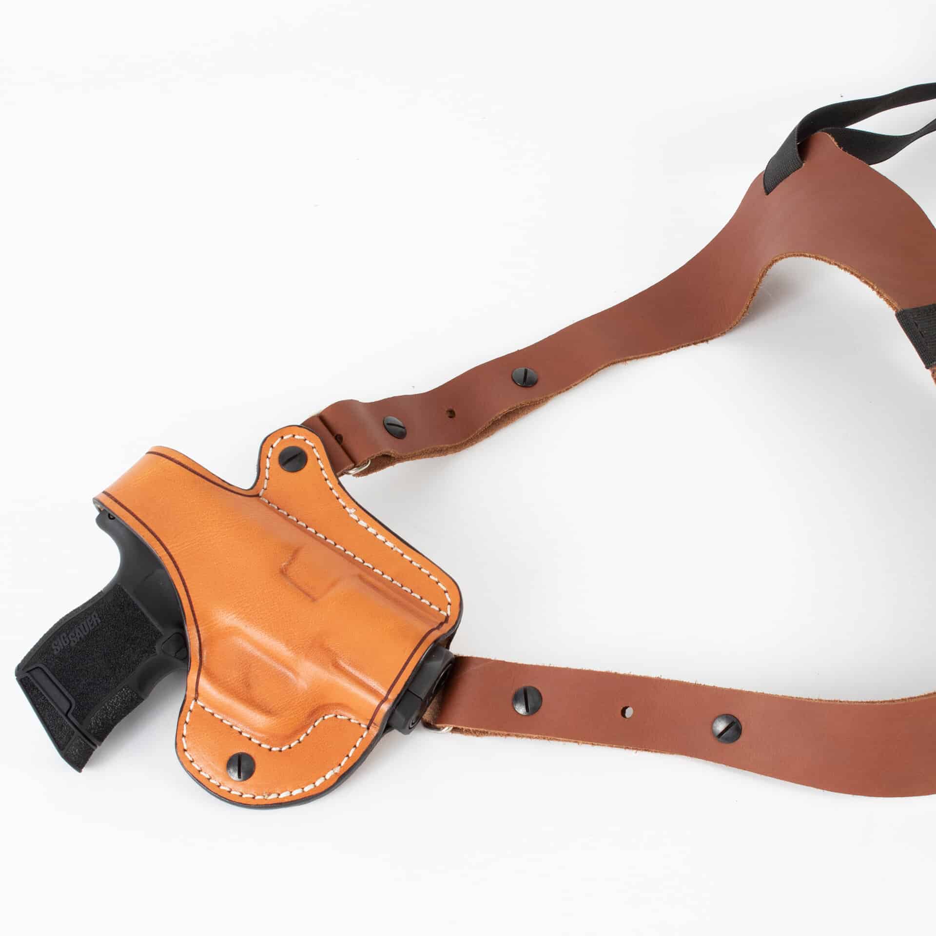 thumbnail image 2 of Desert Eagle Shoulder Holster With Red Dot Scope Mount – Right Hand Draw, Nylon, Black 2 of 5