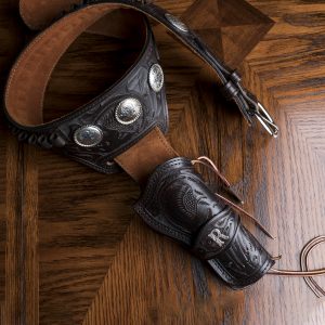 Kirkpatrick Laredoan hand-tooled cowboy holster