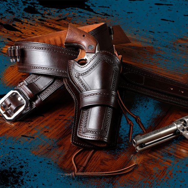 Kirkpatrick Fort Laramie Roper western holster for the colt revolver