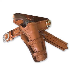Kirkpatrick Leather Rough Rider Western gun belt for colt revolvers