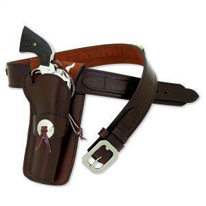 Kirkpatrick Leather Rustler Cowboy holster in brown