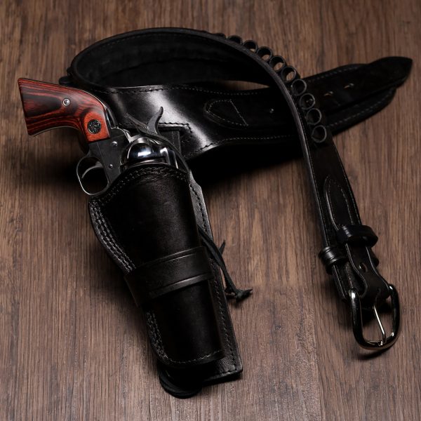 Kirkpatrick Leather Westerner for the colt revolver in black