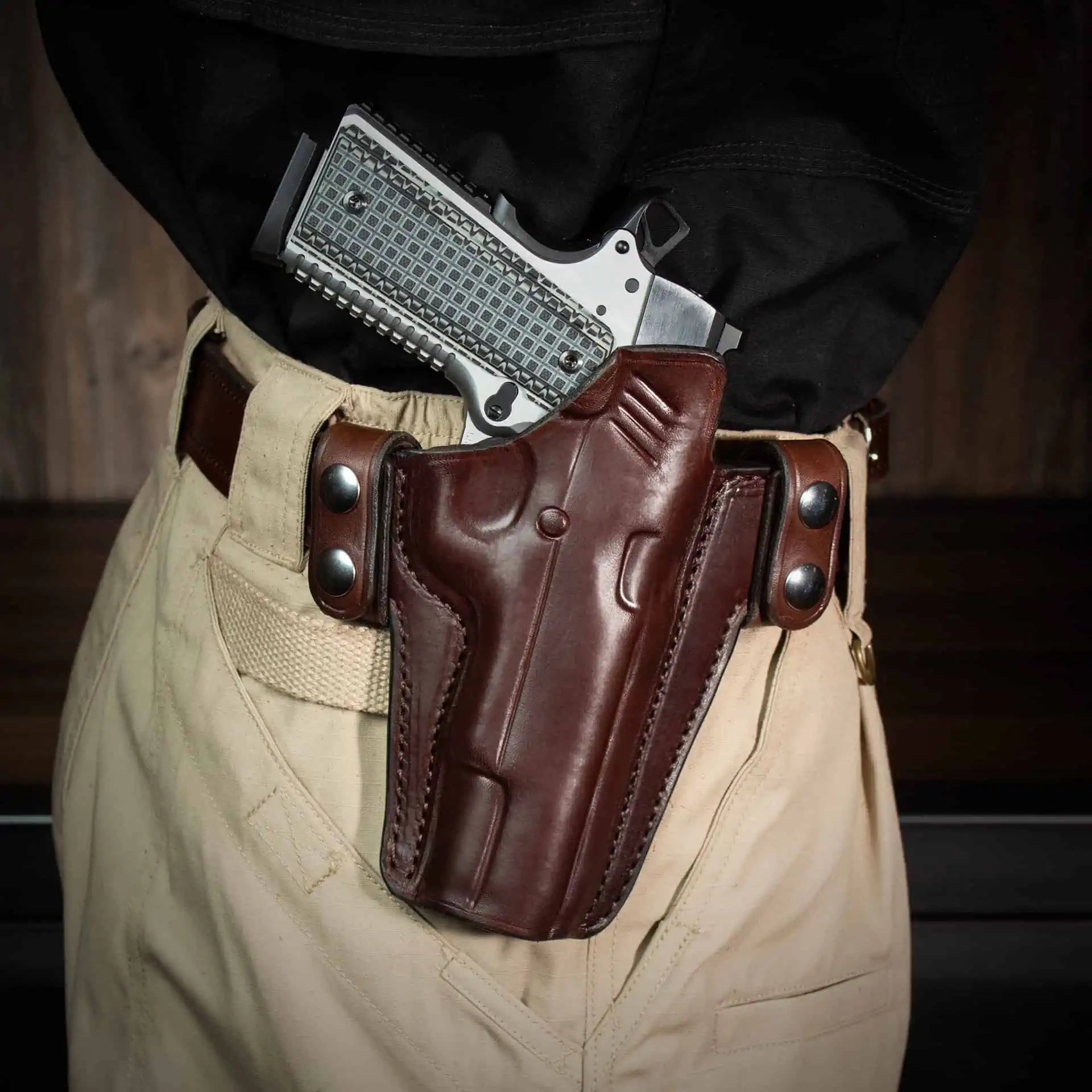 Glock 19 Shoulder Holster Model X400 - Kirkpatrick Leather Holsters