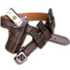Kirkpatrick Leather Wild bunch Western cowboy holster in brown