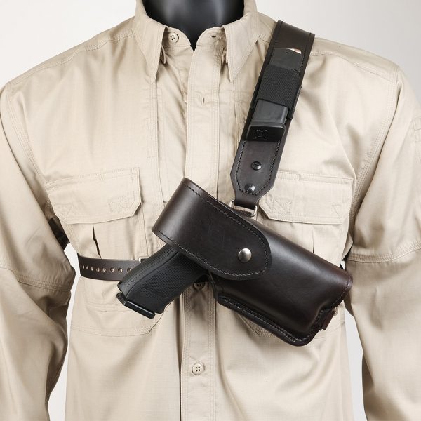 Glock 19 Shoulder Holster Model X400 - Kirkpatrick Leather Holsters