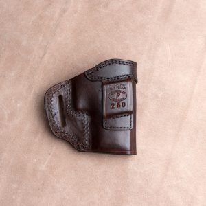 Kirkpatrick TSS gun leather holster for the Sig P250 backside