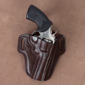 Kirkpatrick Colt Python OWB holster in brown