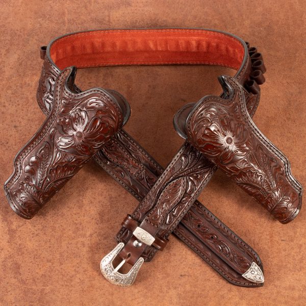 Handtooled prospector cowboy holster