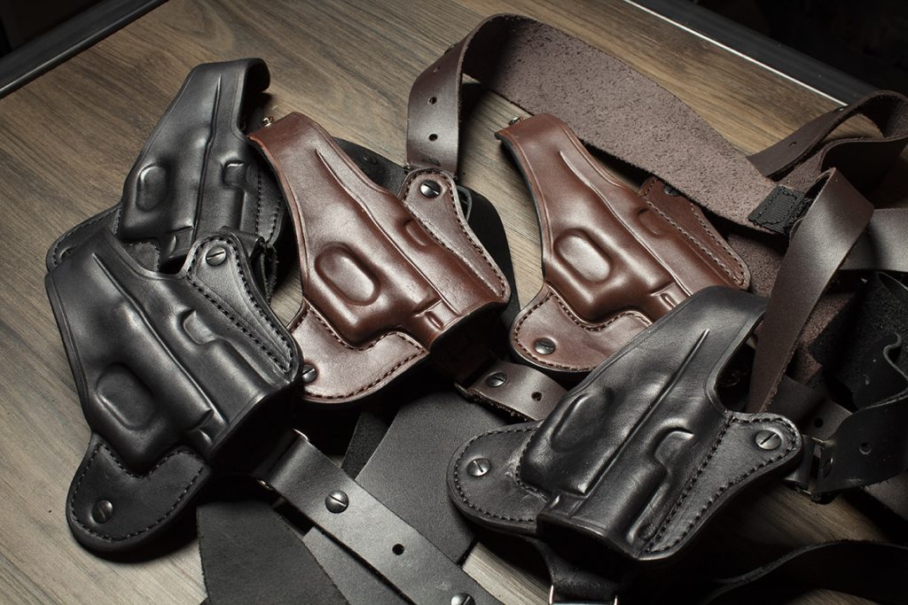 Glock 19 Shoulder Holster Model X400 Kirkpatrick Leather Holsters