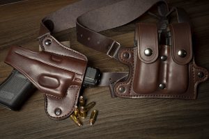 Glock 19 Shoulder Holster Model X400 - Kirkpatrick Leather Holsters