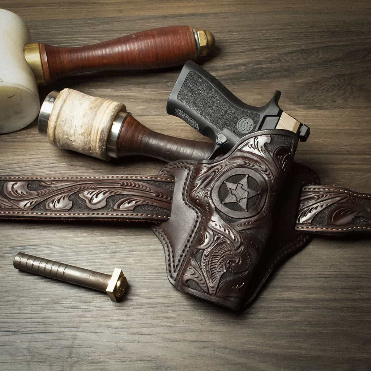 Handmade Leather Holsters for Springfield Armory Emissary