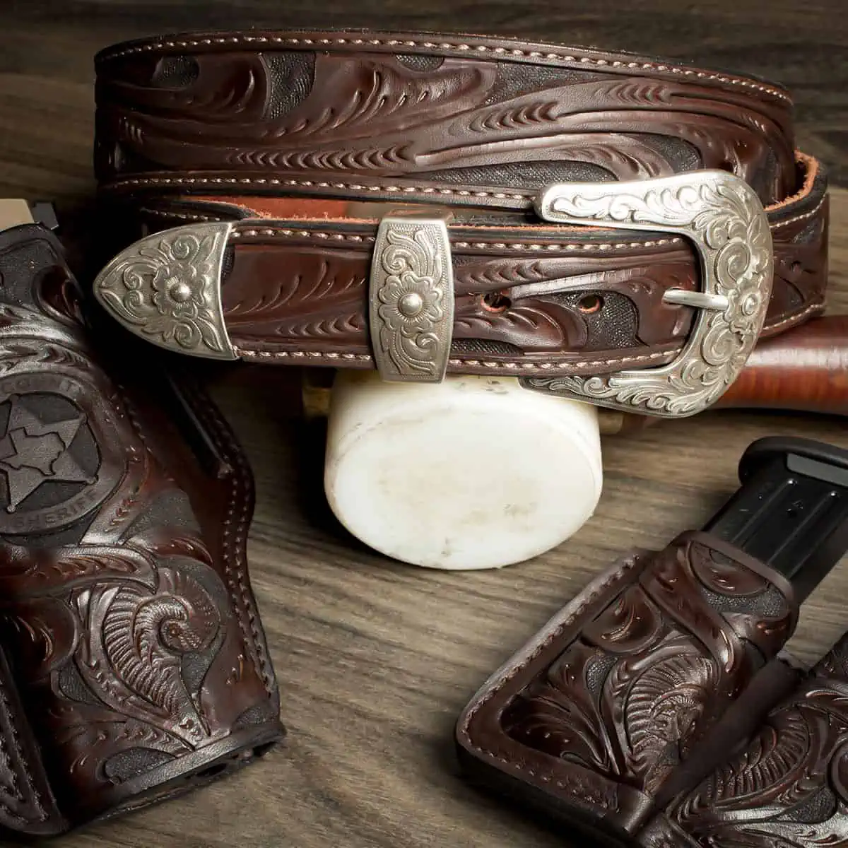 Texas BBQ Belt - Kirkpatrick Leather Holsters
