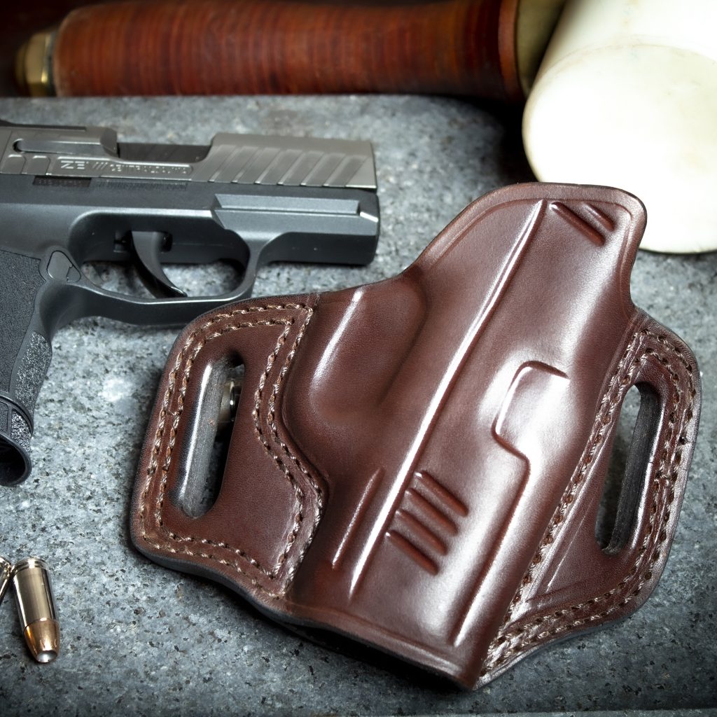 Quickship Sig P365 Pancake Style Leather Holster Model 2010