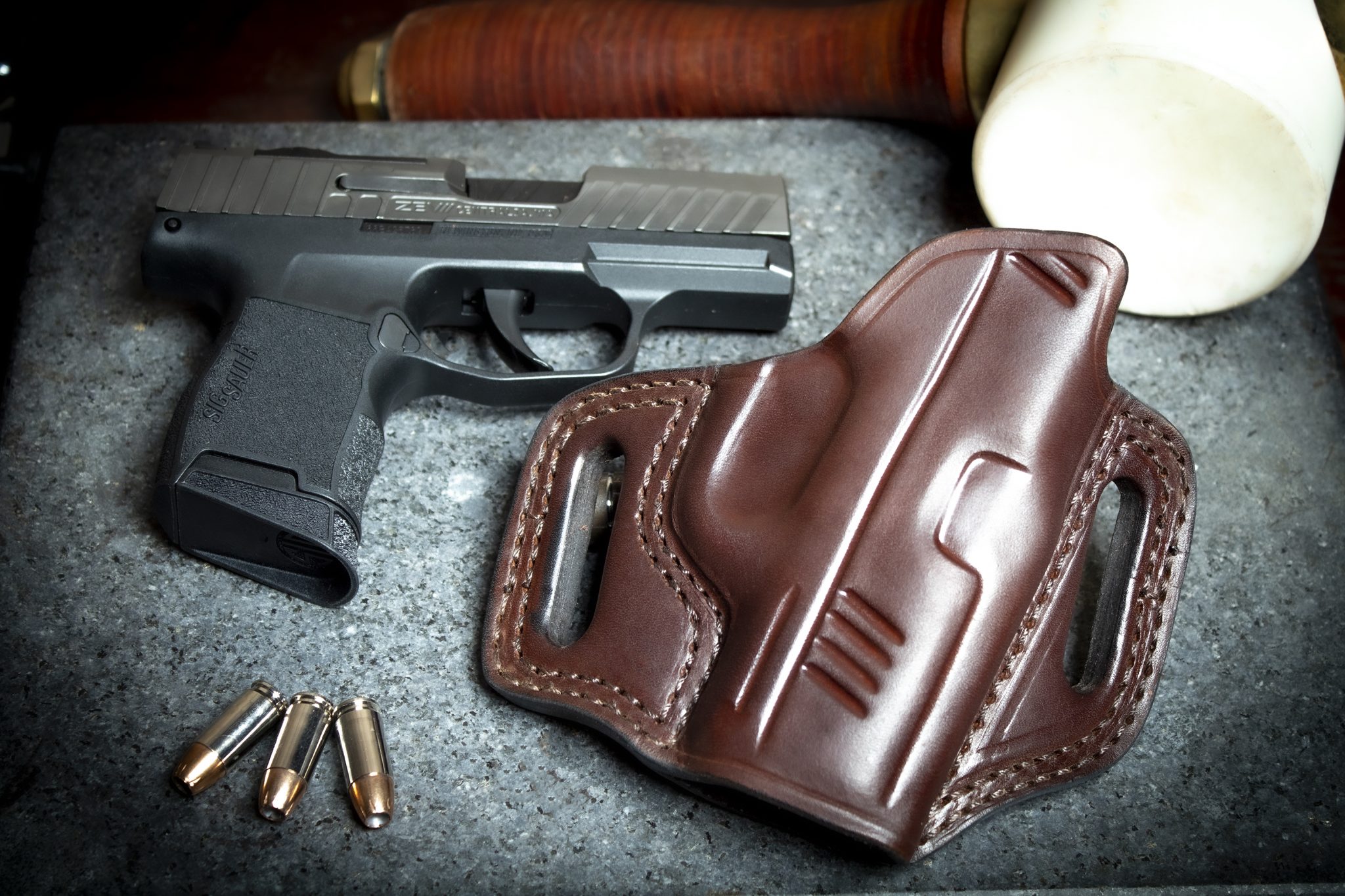 QuickShip Sig P365 Holsters OWB Kirkpatrick Leather Holsters