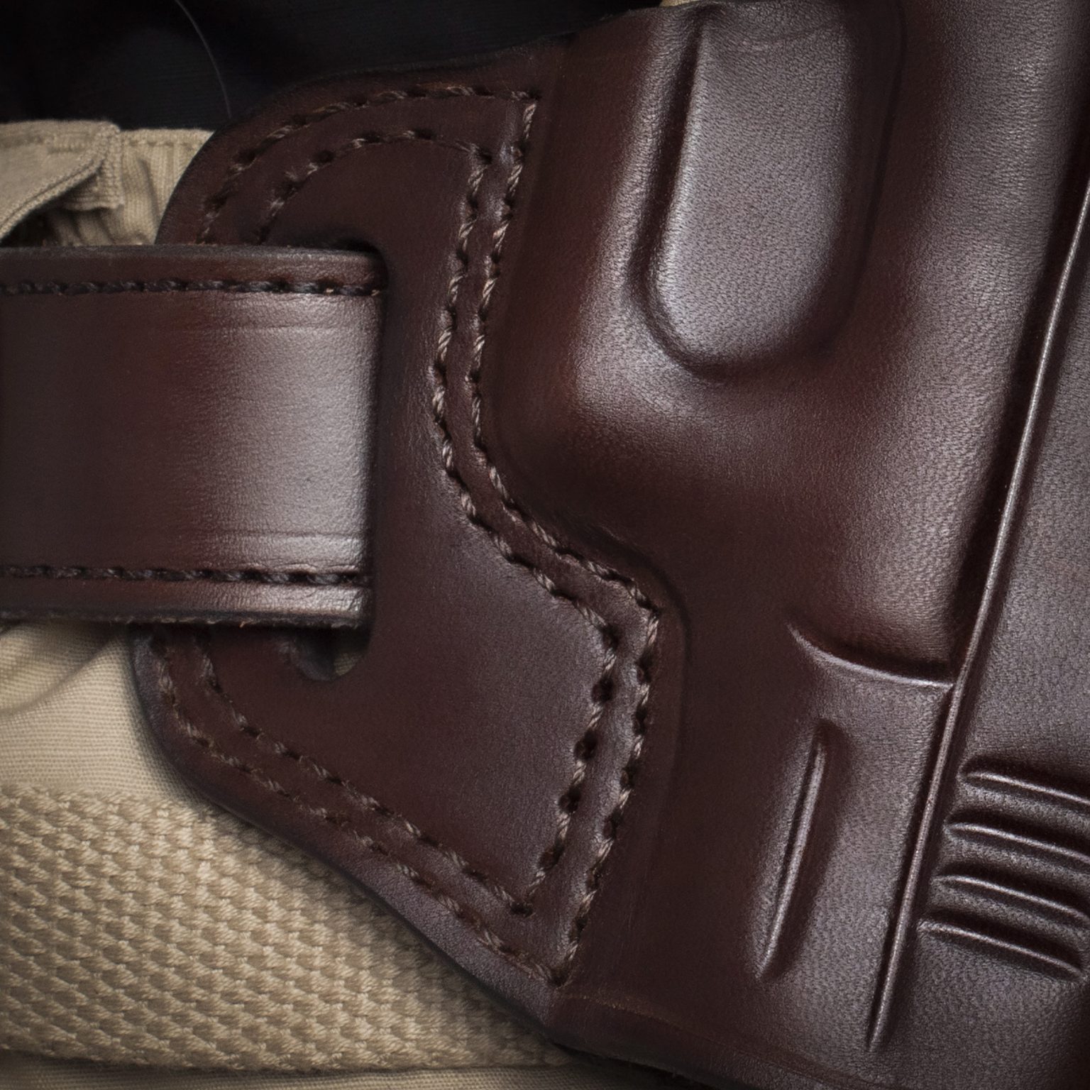 Quickship Glock 19 Pancake Style Leather Holster Model 2010