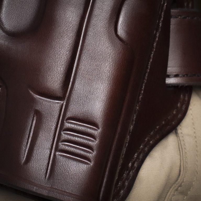 Quickship Glock 19 Pancake Style Leather Holster Model 2010