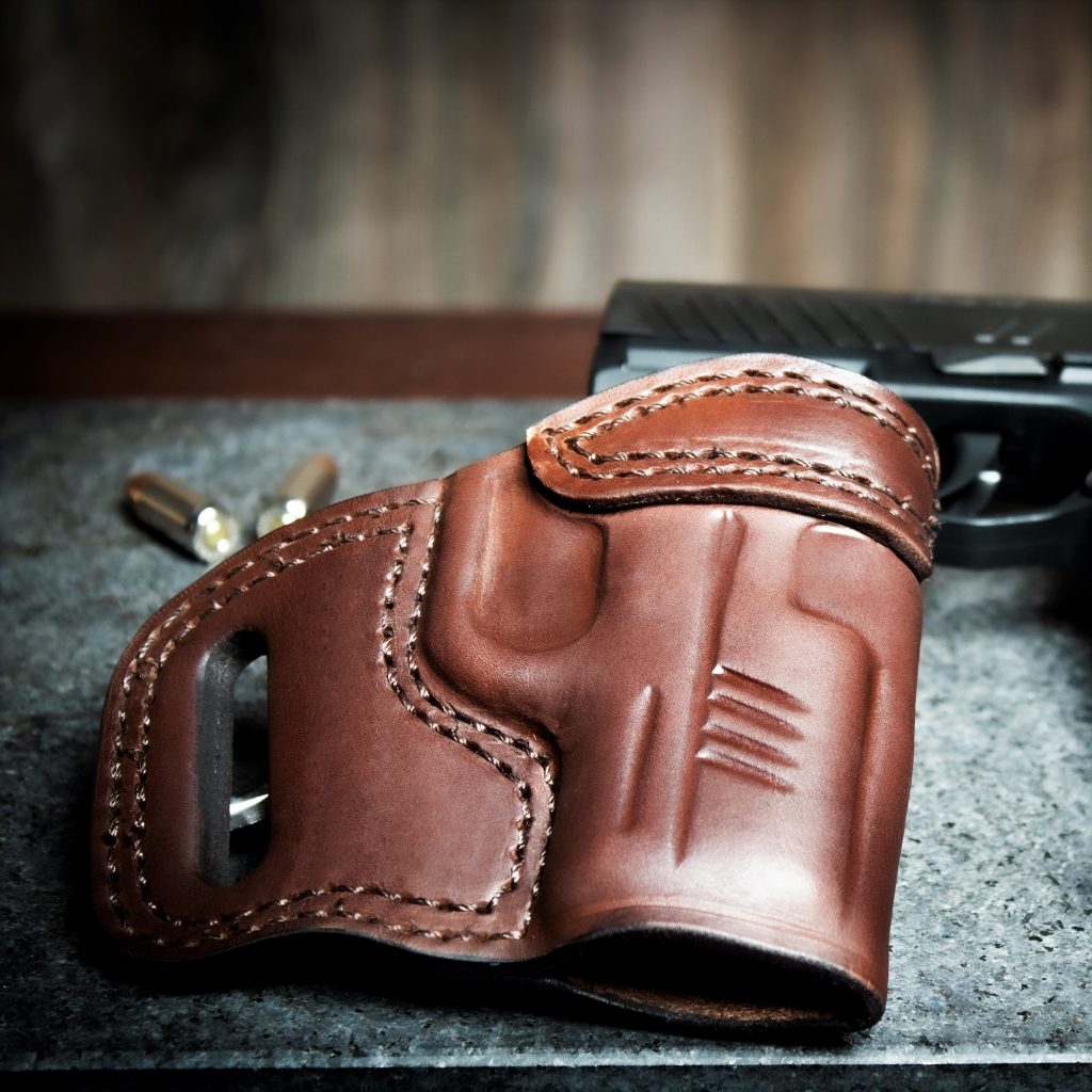 Quickship Sig P365 OWB Leather Holster - Texas Strong Side