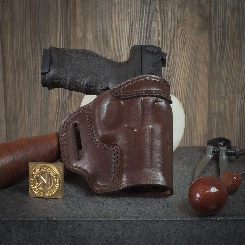 Quickship HK VP9 OWB Leather Holster Texas Strong Side