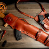 AK47 Leather Rifle Scabbard