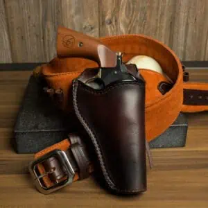 Smooth Leather Western Gun Belt Holster – Pete's Town Western Wear