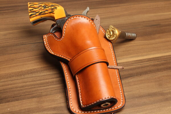 OVERSTOCK - Model 1849 Holster ONLY (SAA 5.5", Tan, Right hand)