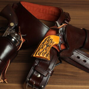 OVERSTOCK - Model 1914-2 Laredoan Cross Draw (SAA, Brown, .45cal, 38"C, Right hand)