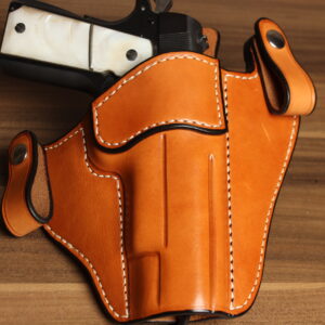 OVERSTOCK - Model TXC Hidden Defense IWB holster for 5" 1911 with or without rail, Tan, RH