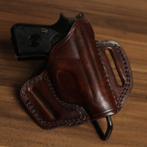 OVERSTOCK - Model 2010 Undercover OWB holster for Beretta model 950BS (.25ACP), Brown, RH
