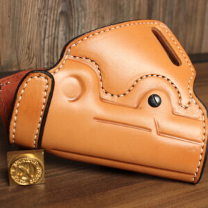 OVERSTOCK - Model 508 Small-of-back carry holster for 1911 5", Tan, Suede lined, LEFT HAND DRAW