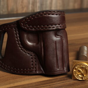 OVERSTOCK - Model TCD Cross draw holster for Walther PPK & PPK/S, Brown, Right hand