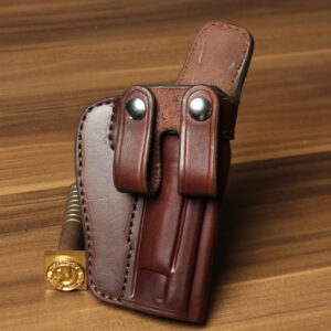 OVERSTOCK - Model TCC IWB Holster for P210, Brown, Leather loop attachment, RH