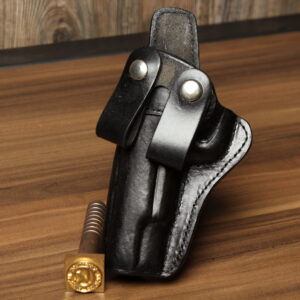 OVERSTOCK - Model TCC IWB Holster for S&W 4506, Black, Leather loop attachment, LH