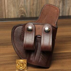 OVERSTOCK - Model TCC IWB Holster for P320 Compact, Brown, Leather loop attachment, RH