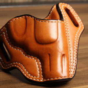 OVERSTOCK - Model 2020 Revolver holster for 2" Colt Cobra/King Cobra, Tan, RH, Smooth leather lined