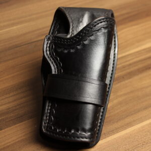 OVERSTOCK - Model WBR holster only for 5" 1911s, Black, RH, Border stamped finish