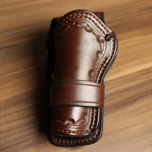OVERSTOCK - Model LH09 Champion CROSSDRAW holster only for 4.75" SAA/clones, Brown, LH