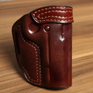 OVERSTOCK - Model TSS Texas Strong Side OWB holster for 4.25" 1911, Brown, Right hand