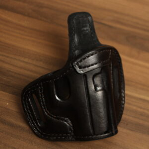 OVERSTOCK - Model 2145 Compact Undercover OWB holster for Glock G42, Black, RH, Suede-lined