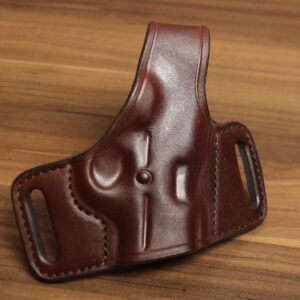 OVERSTOCK - Model 4100 OWB holster for 1911 pistols, Brown, RH, Hammer down carry