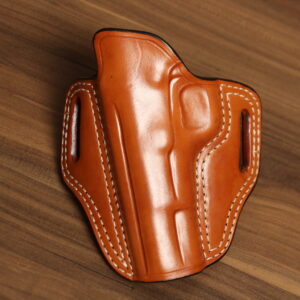 OVERSTOCK - Model 2010 Undercover OWB holster for Browning Hi-Power/clones, Saddle tan, LH