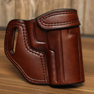 OVERSTOCK - Model TCD Cross draw OWB holster for H&K P30, Brown, RH