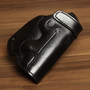 OVERSTOCK - Model 508 Small-of-Back carry OWB holster for 5" 1911, Black, RH, Suede lined