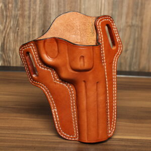 OVERSTOCK - Model 2020 Revolver OWB holster for 4.25" Colt Python, Saddle Tan, RH