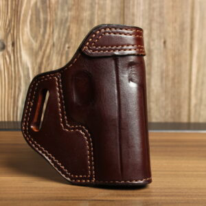 OVERSTOCK - Model Texas Cross Draw OWB holster for Glock G22 (Gen1-4), Brown, RH, Suede lined, BLEM SEE PICS