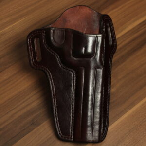 OVERSTOCK - Model 2020 OWB holster for Colt Python 6", Brown, RH, BLEM